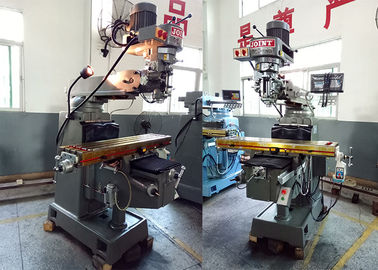 3HP Spindle Power Motor Turret Vertical Milling Machine For Electronic Parts
